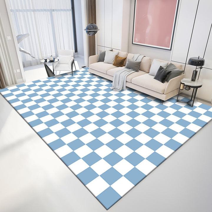 Checkerboard Area Rug (8 Color Options)