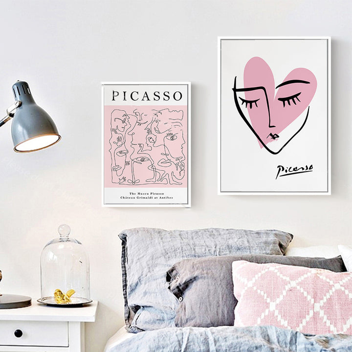 Pink Artsy Canvas Posters