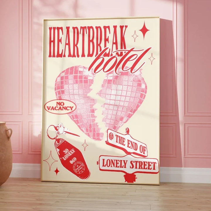 Heartbreak Hotel Canvas Poster