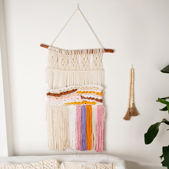 Handmade Rainbow Macrame