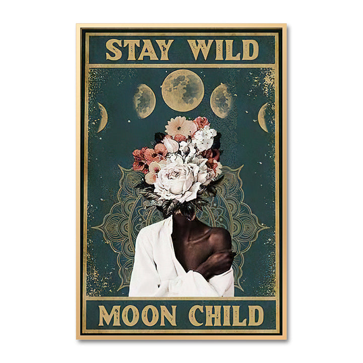 Retro Mind Motto Canvas Posters