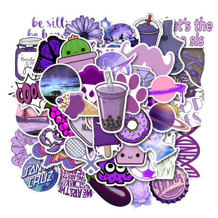 All Things Purple Stickers