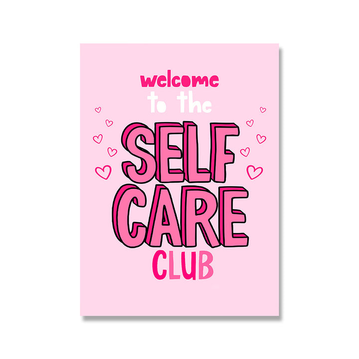 Pink Affirmations Canvas Posters