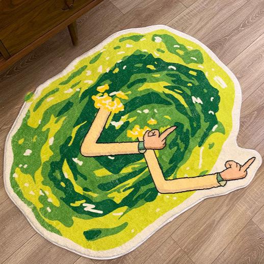 Rick & Morty Vortex Accent Rug