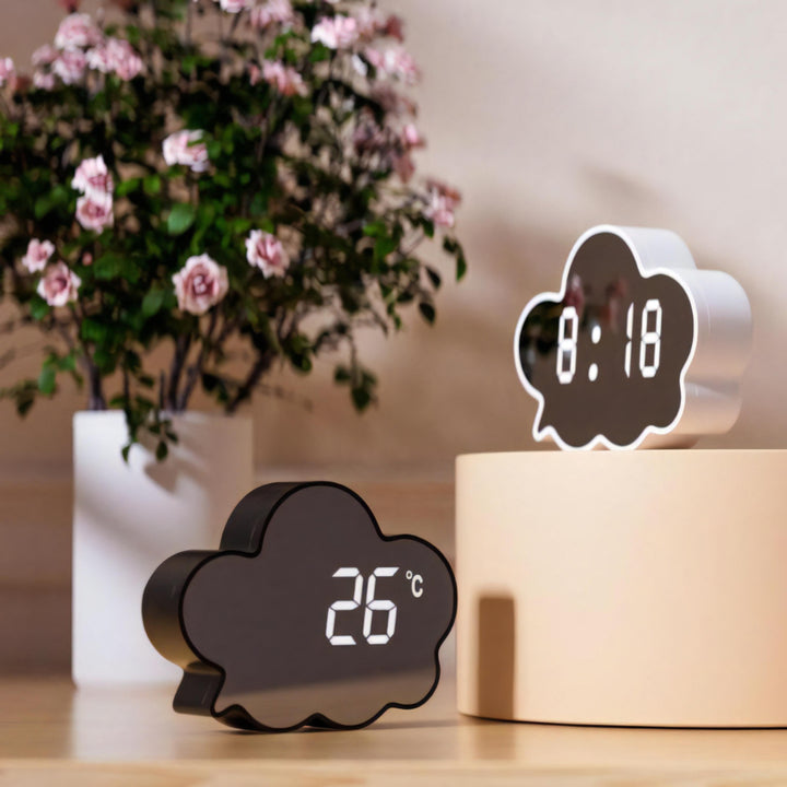 Cloud Mirror Alarm Clock