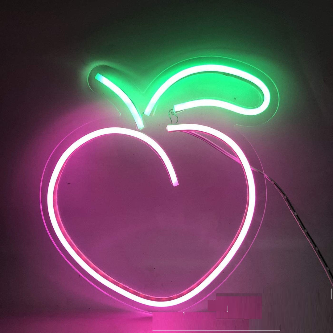 Peach Neon Light