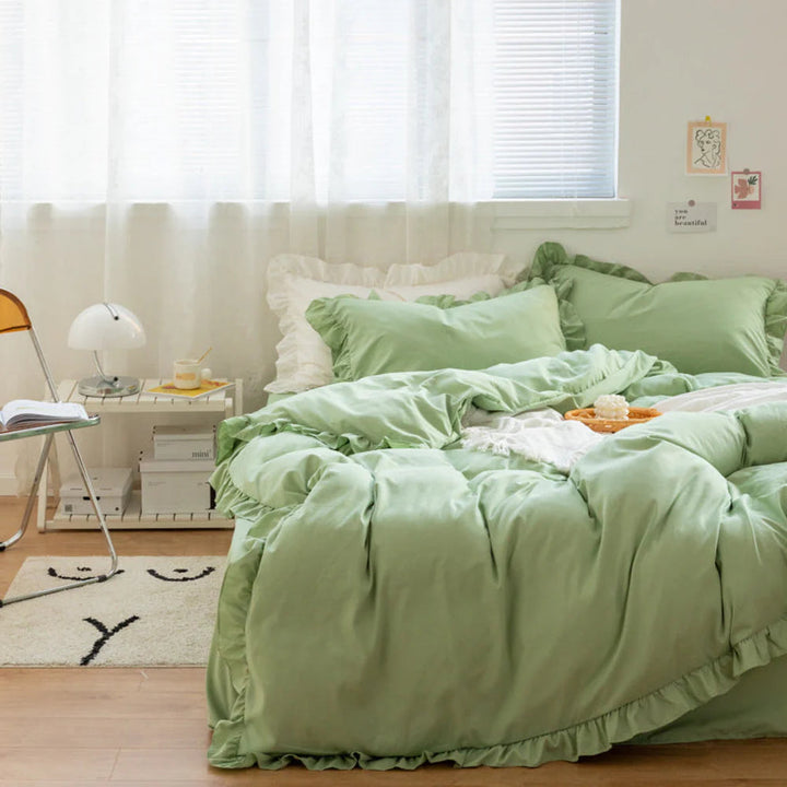 French Ruffles Bedding Set