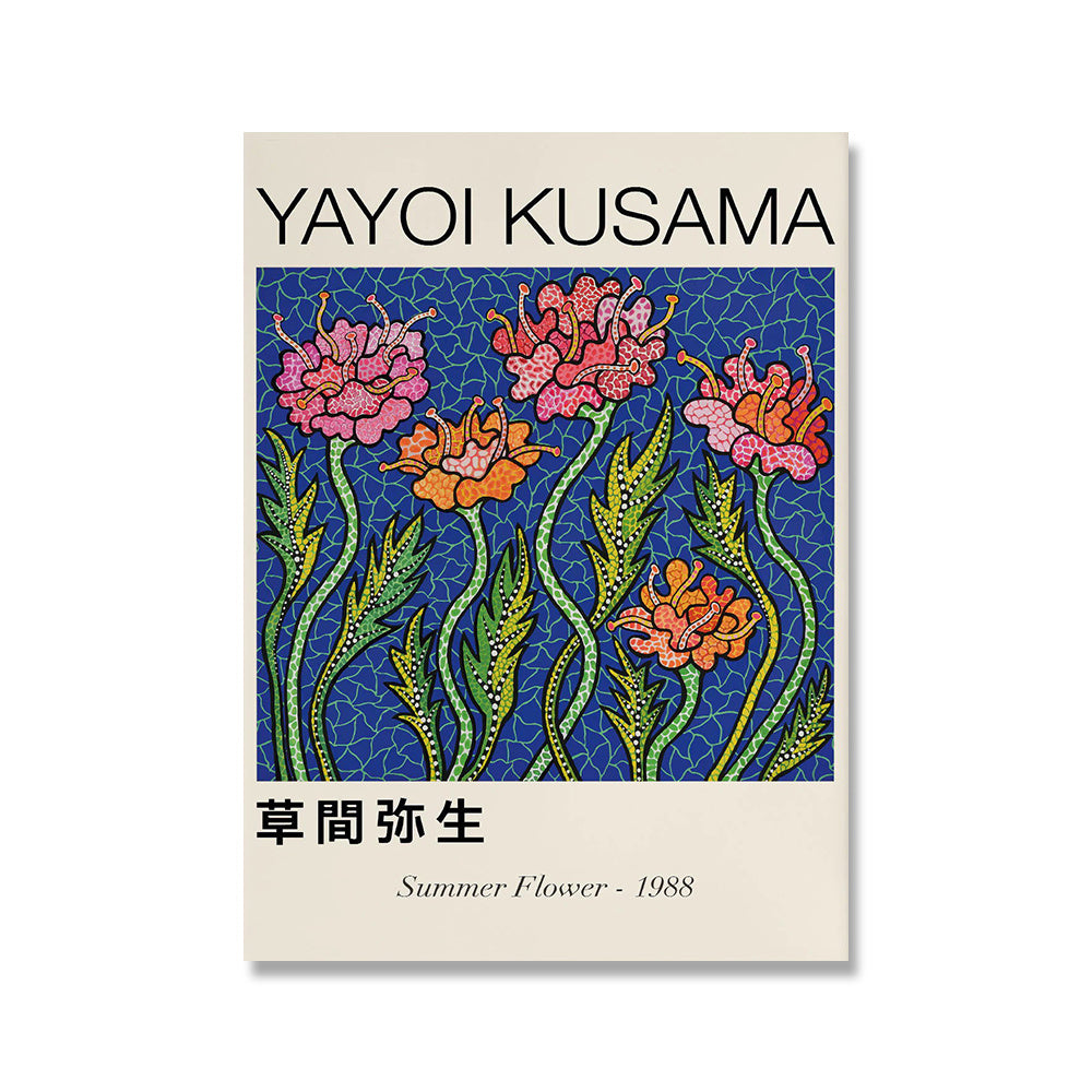 Yayoi Kusama Canvas Posters