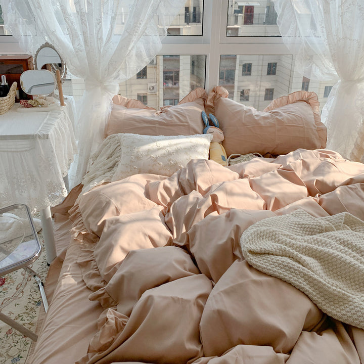 French Ruffles Bedding Set