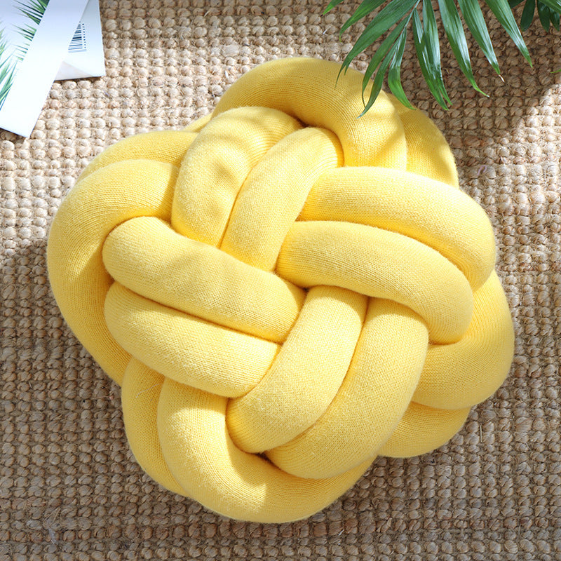 Large Soft Knot Decorative Pillow