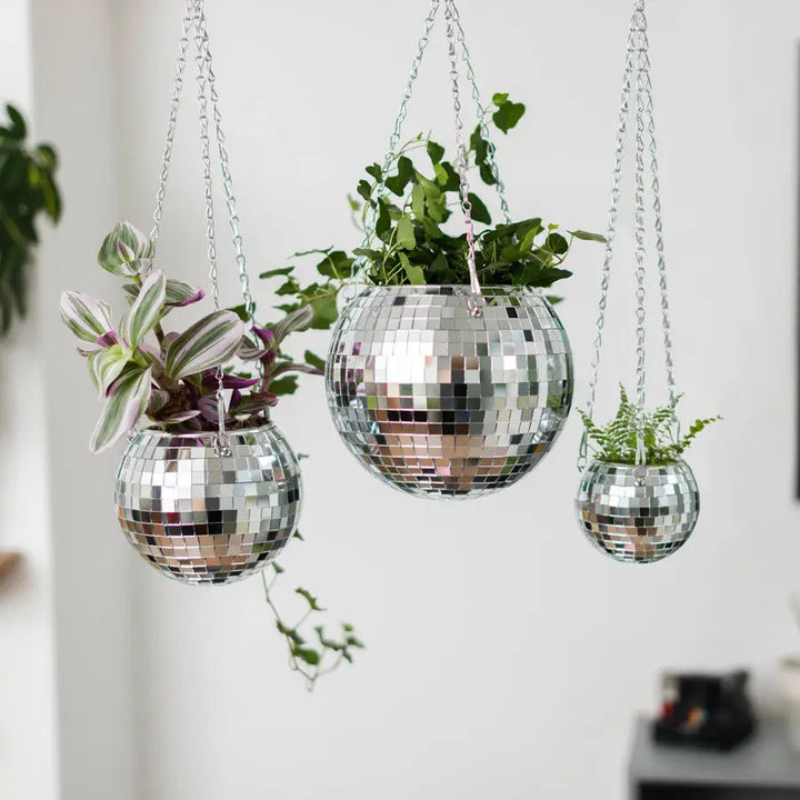 Disco Ball Planter