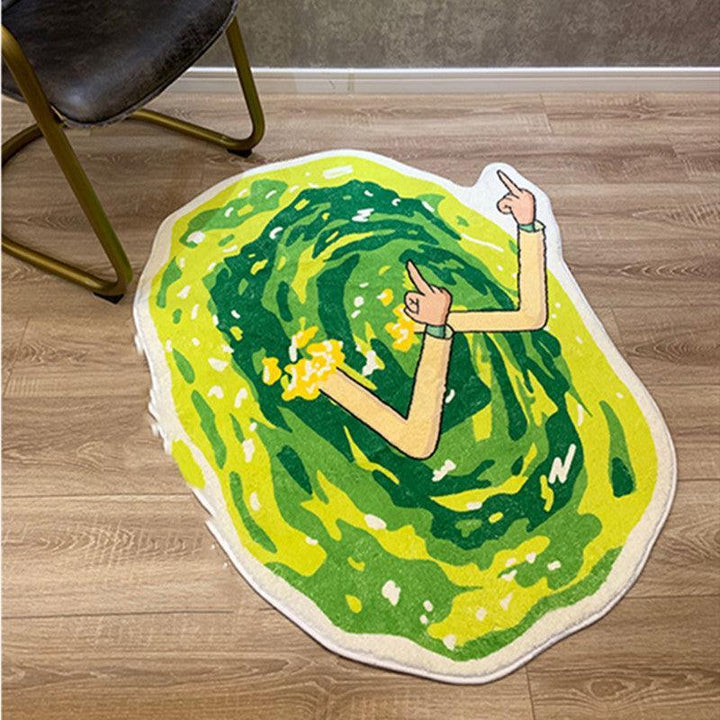 Rick & Morty Vortex Accent Rug