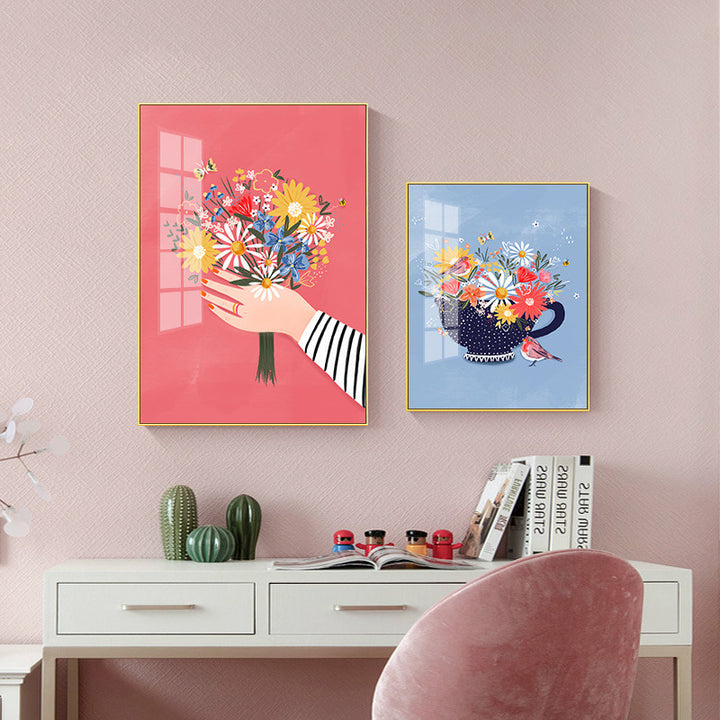 Flower Holder Canvas Posters