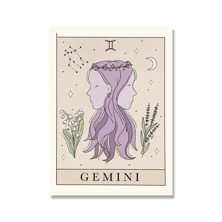 Horoscope Tarot Canvas Posters