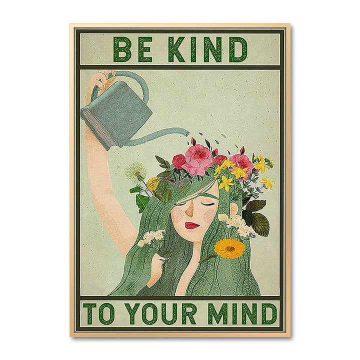 Retro Mind Motto Canvas Posters