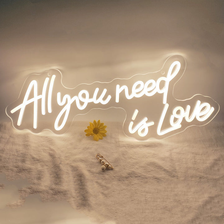 All You Need Is Love Neon Light