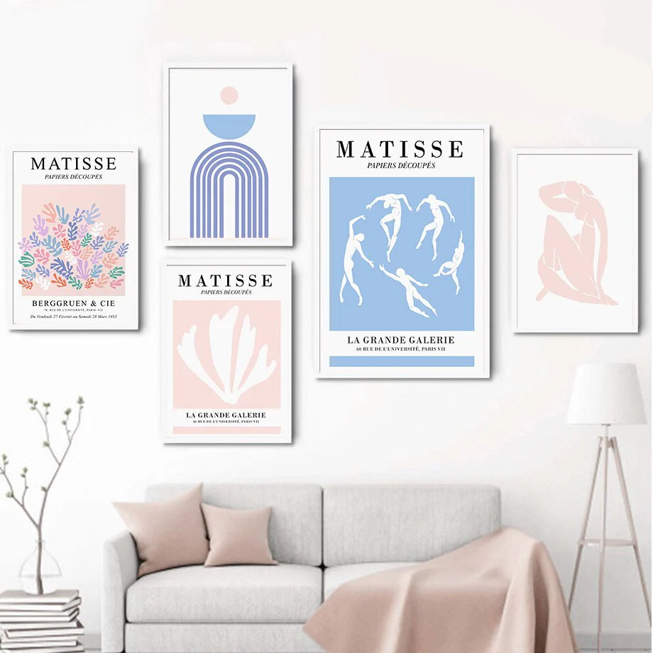 Pastel Matisse Canvas Posters