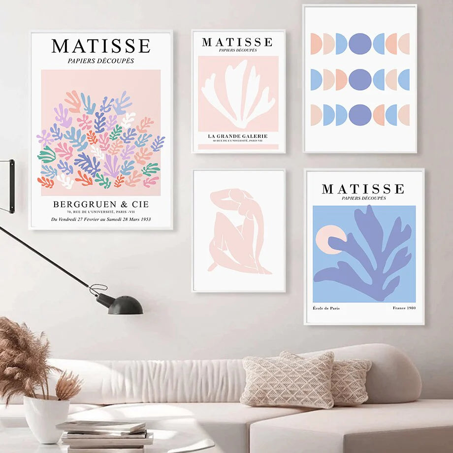 Pastel Matisse Canvas Posters