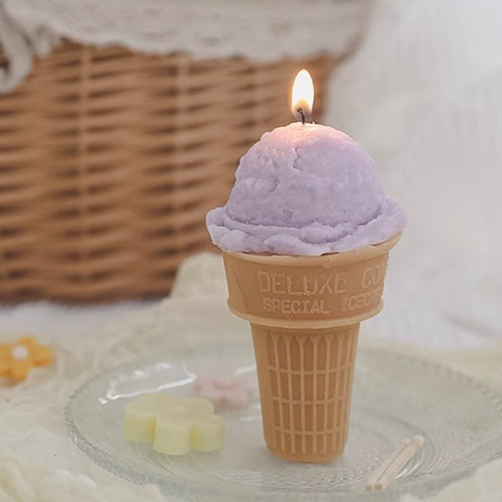 Ice Cream Cone Candle