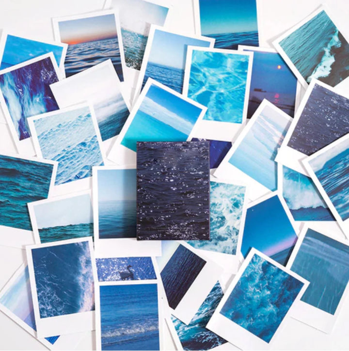 Water Polaroid Stickers