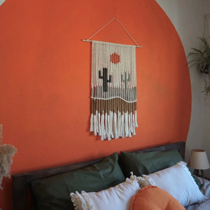 Handmade Sunset Macrame