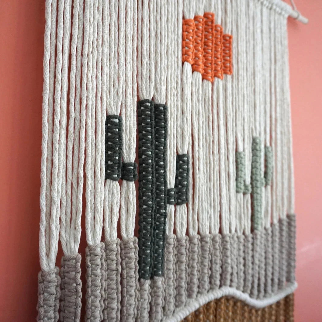 Handmade Sunset Macrame