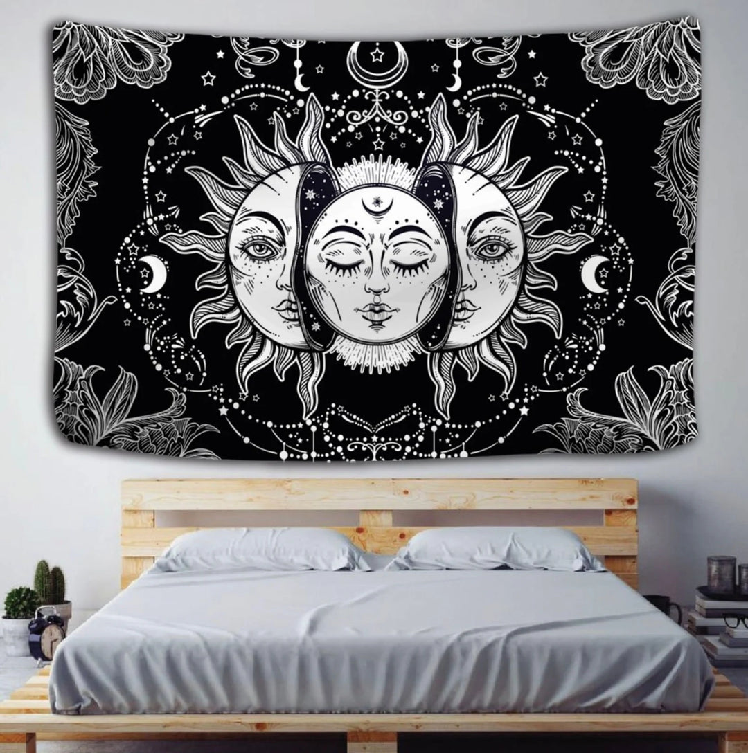 Midnight Moon Tapestry