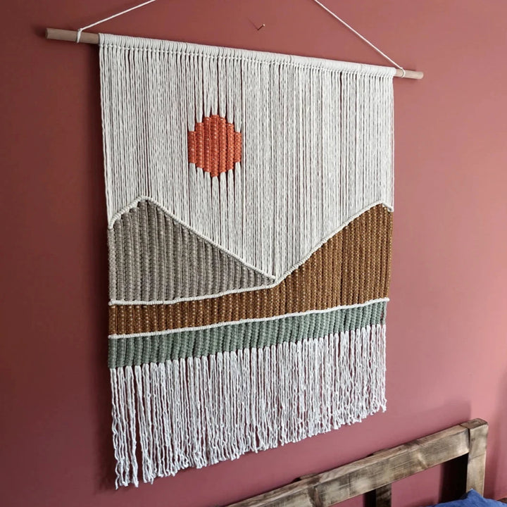 Handmade Sunset Macrame