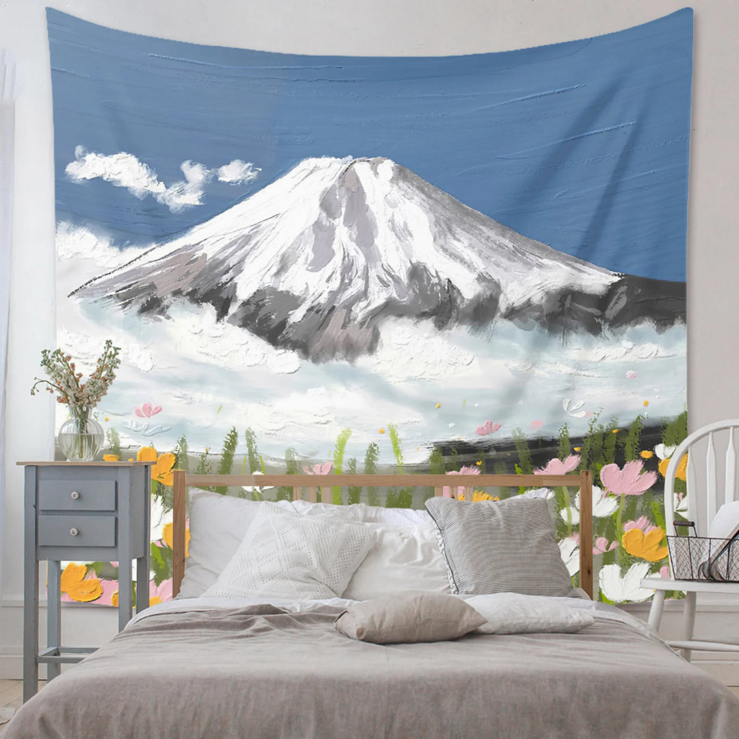 Blooming Mountain Tapestry