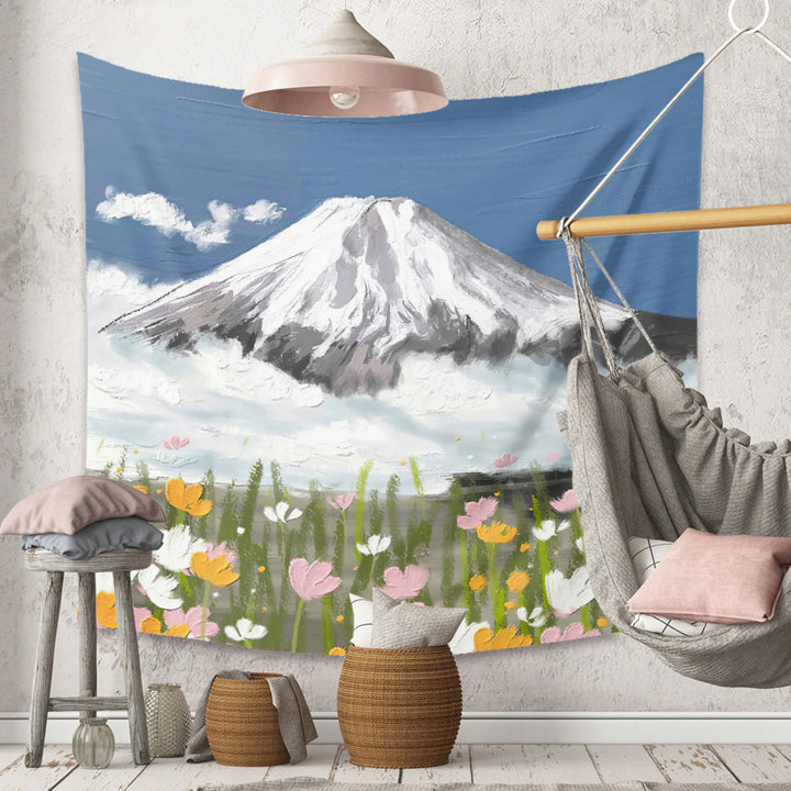 Blooming Mountain Tapestry