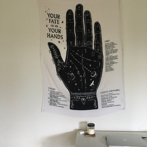 Palm Reading Tapestry