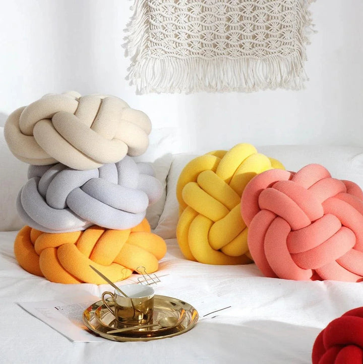 Large Soft Knot Decorative Pillow