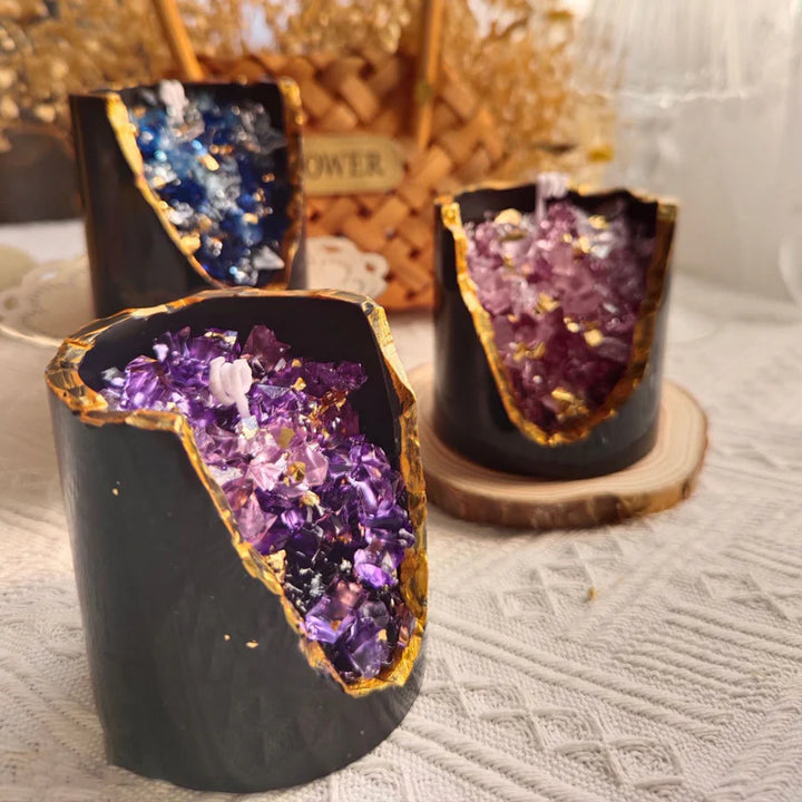 Scented Crystal Geode Candle