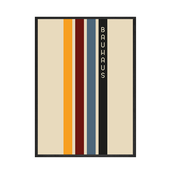 Bauhaus Geometric Canvas Posters