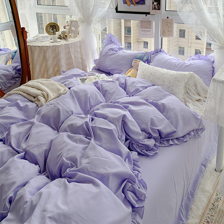 French Ruffles Bedding Set