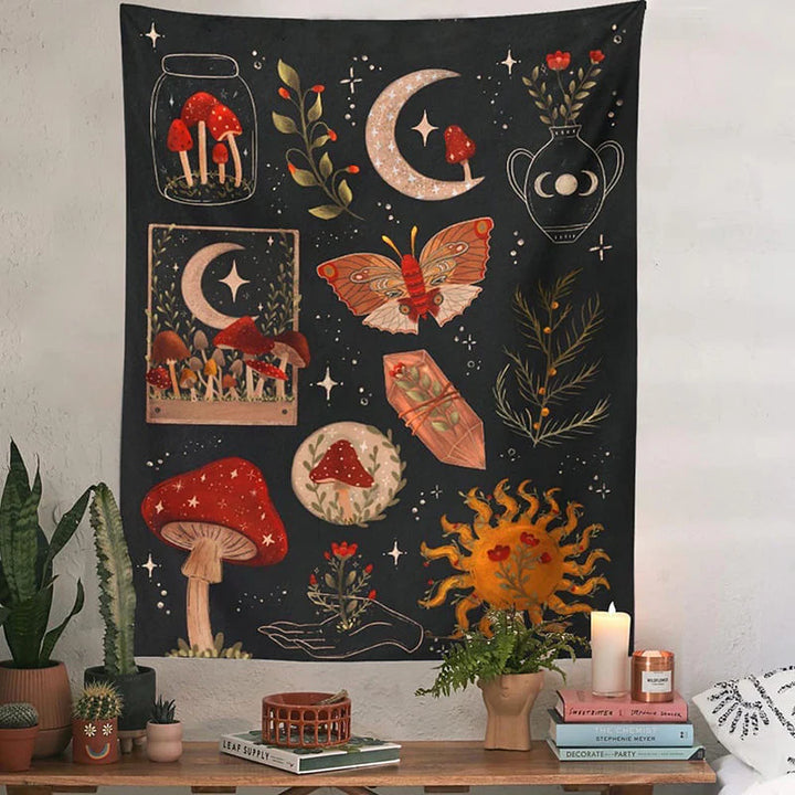 Cosmic Bloom Tapestry