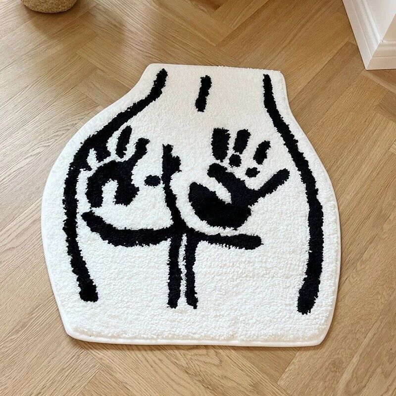 Booty Handprints Accent Rug