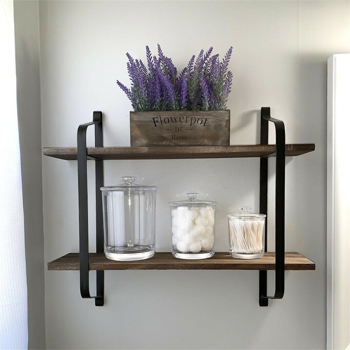 Heavy Duty Rustic Floating Wall Shelf