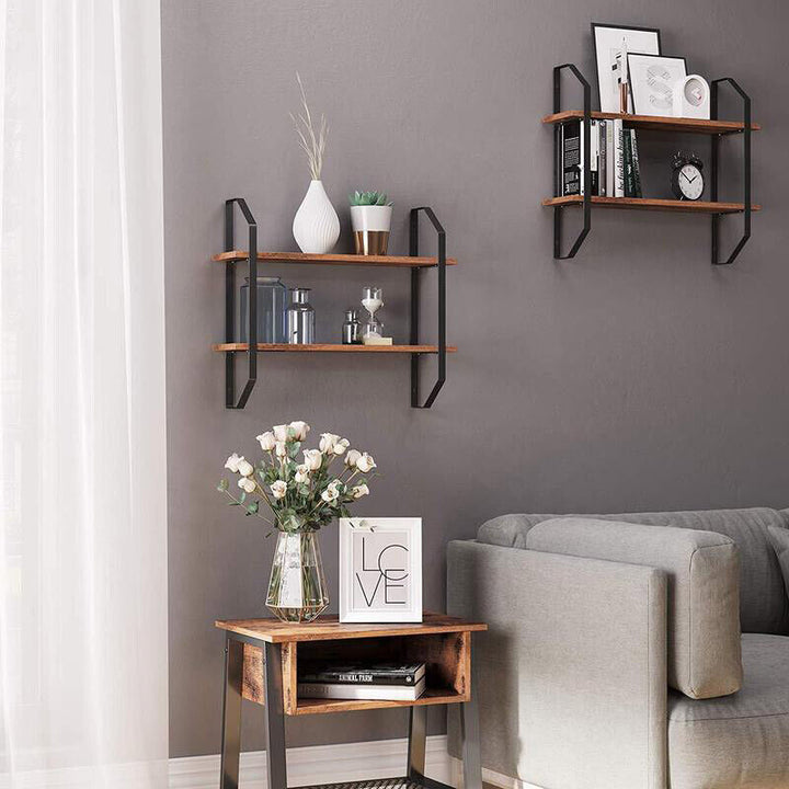 Heavy Duty Rustic Floating Wall Shelf