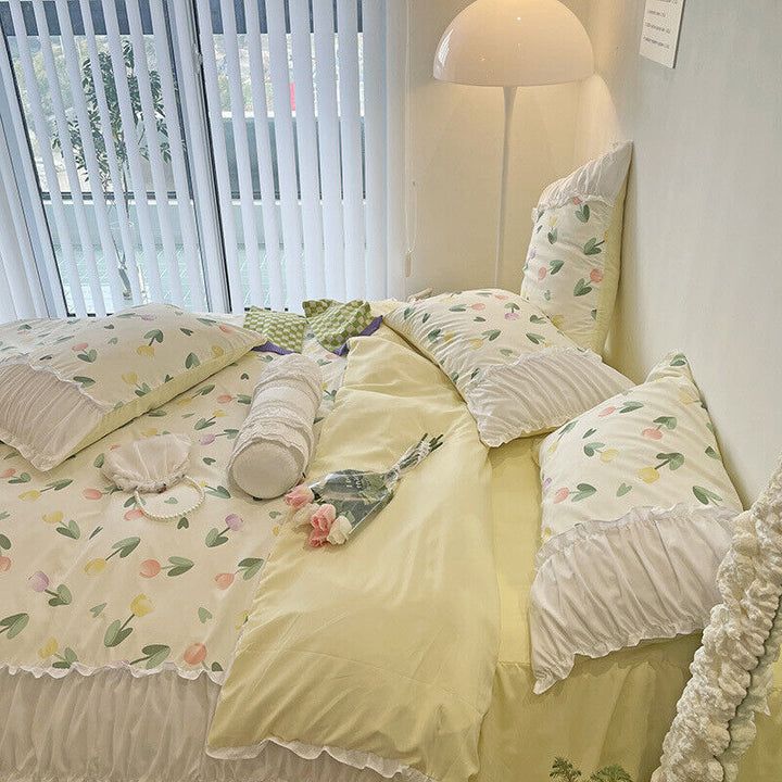 Floral Coquette Bedding Set