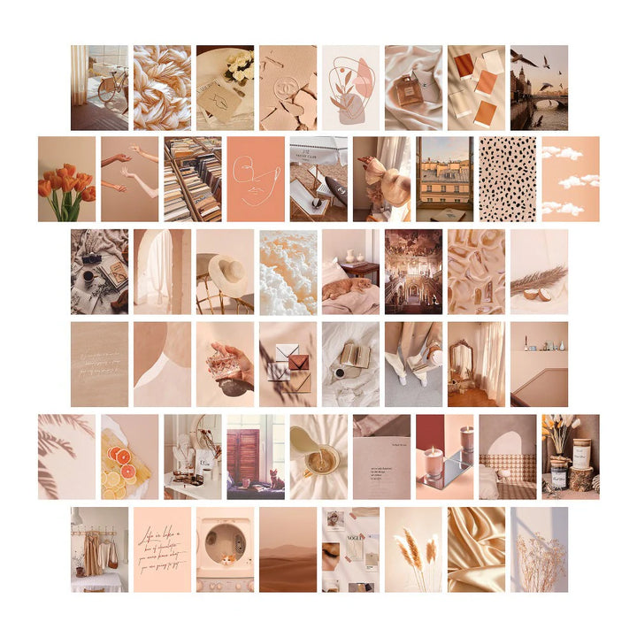 Summer Warmth Wall Collage Kit - 70pcs