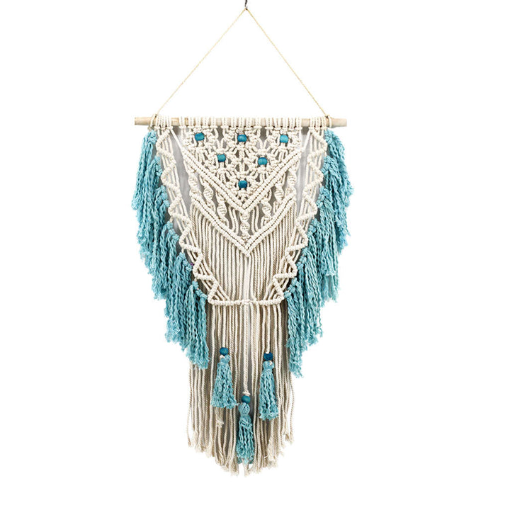 Handmade Blue Macrame