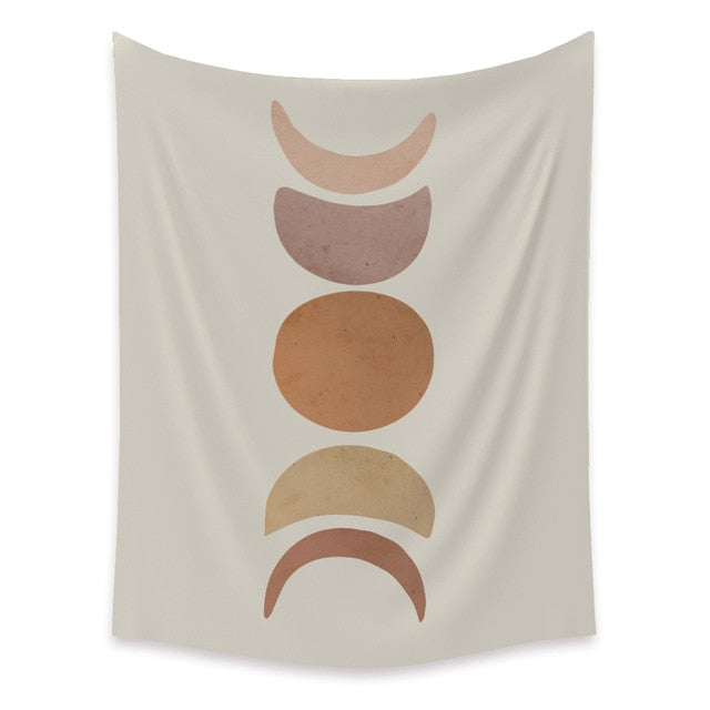 VibeCore Abstract Phases of the Moon Tapestry Product View