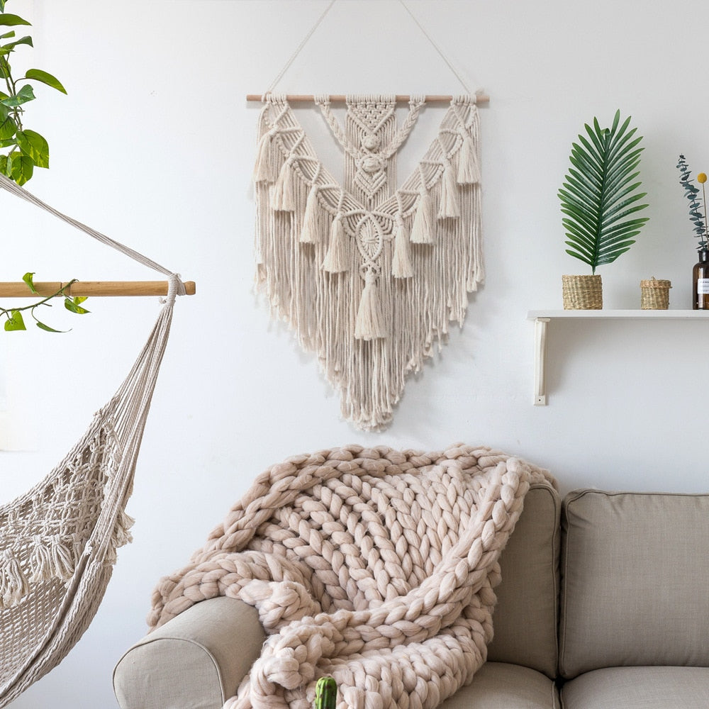 VibeCore Handmade Boho Macrame On Wall
