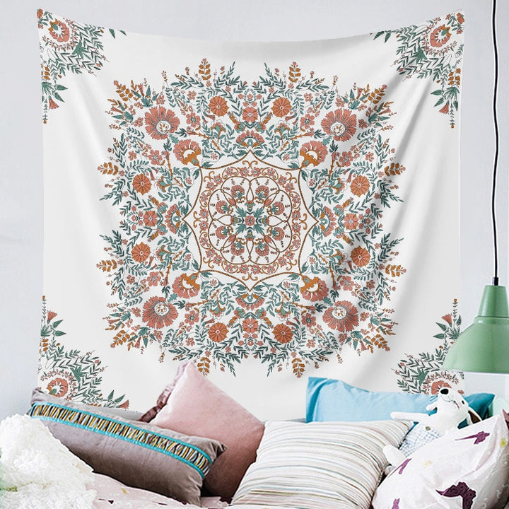 VibeCore Indian Floral Tapestry