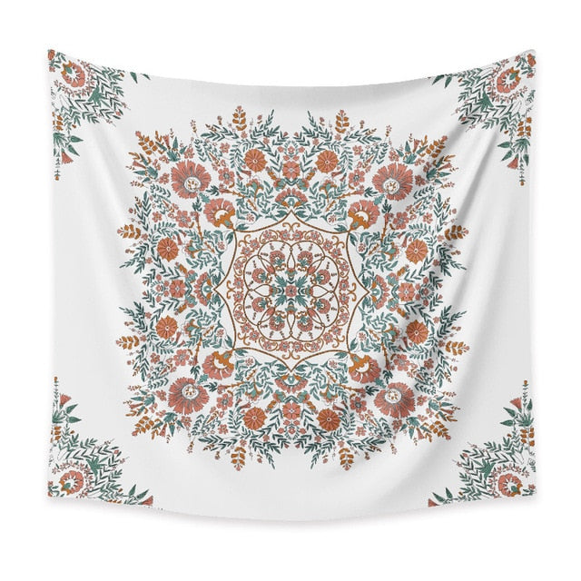 VibeCore Indian Floral Tapestry Product View
