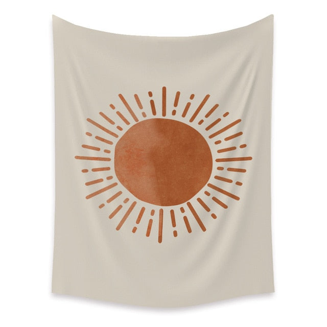 VibeCore Radiating Sun Tapestry Product View