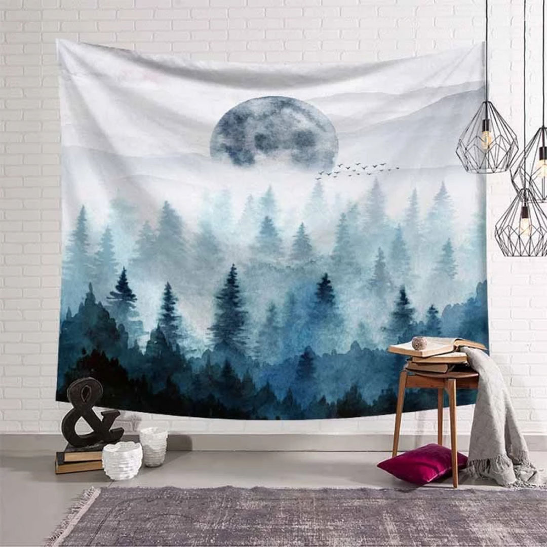 Misty Forest Tapestry