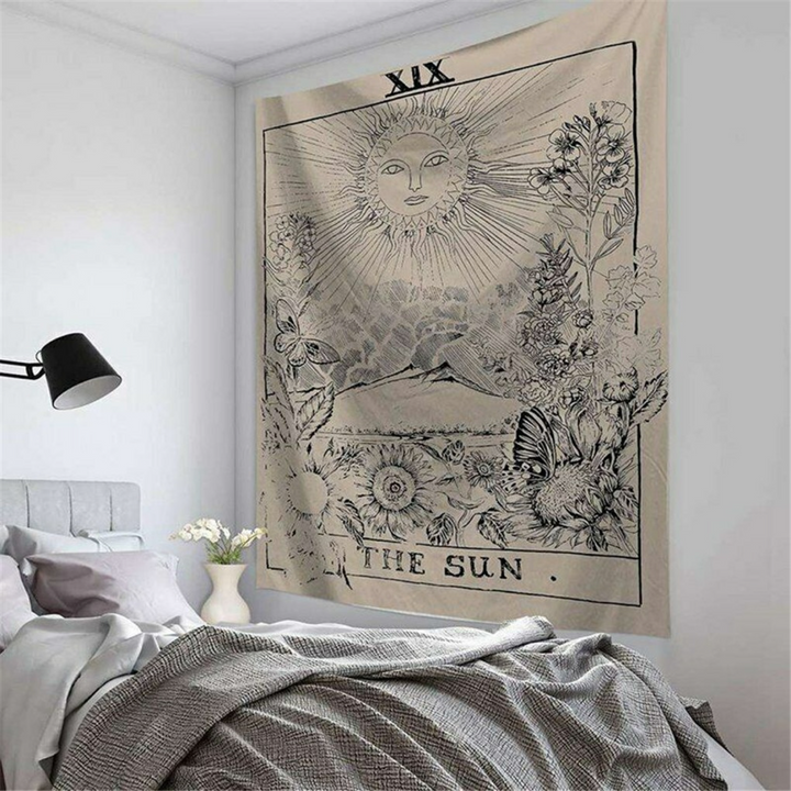 The Sun Tarot Card Tapestry