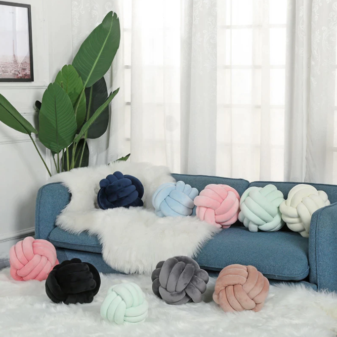 Knotted Ball Pillow